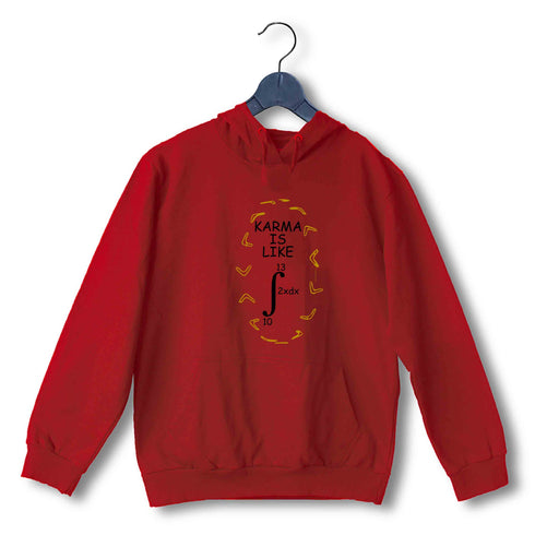 Nerd Mathematics KARMA IS LIKE 69 UNISEX HOODIE Sweatshirts